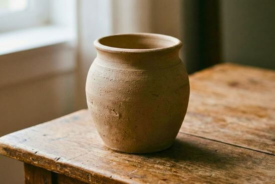 Vaso de cerâmica artesanal íntegro, ilustrando a necessidade de bordas claras e limites éticos da relação terapêutica.