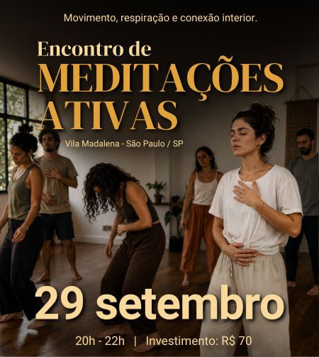 Encontro de Meditações Ativas setembro de 2026